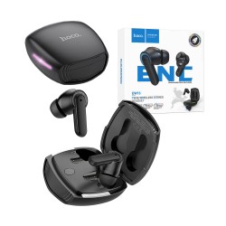 Auriculares Inalámbricos para Juegos True Hoco EW13 Magic Flow ENC Cancelación de Ruido Negro